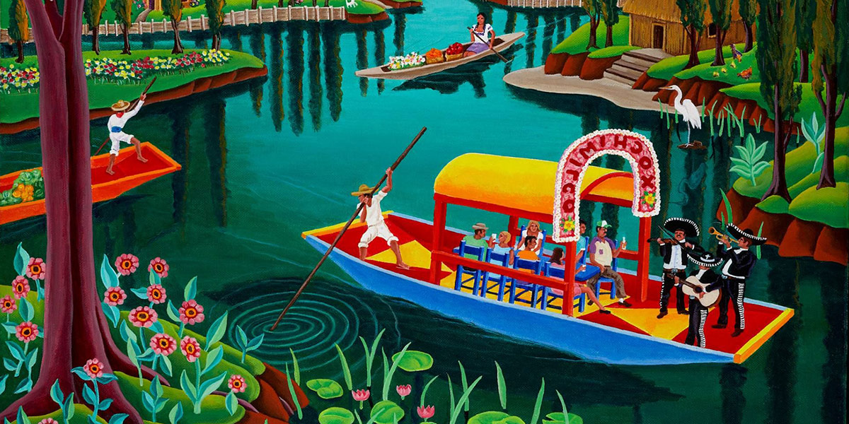 Οι βάρκες του Xochimilco